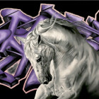 Puzzle - Star puzzle - Cavallo bianco